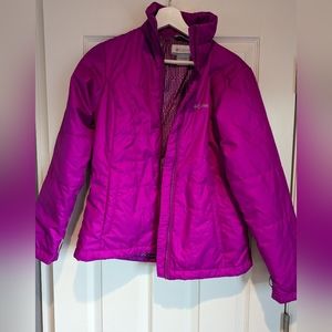 Columbia Thermal Coil Purple/Pink Jacket (Small)